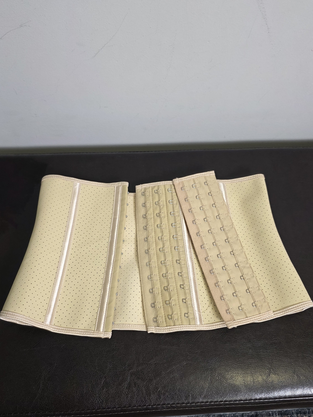 Beige Waist Cincher Skirt Accessory - Neutral Shaping Band
